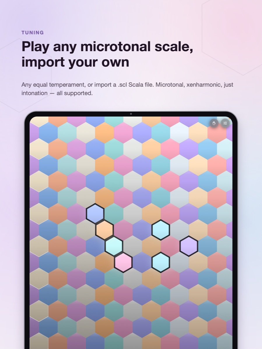 Hexatone Microtonal Interface